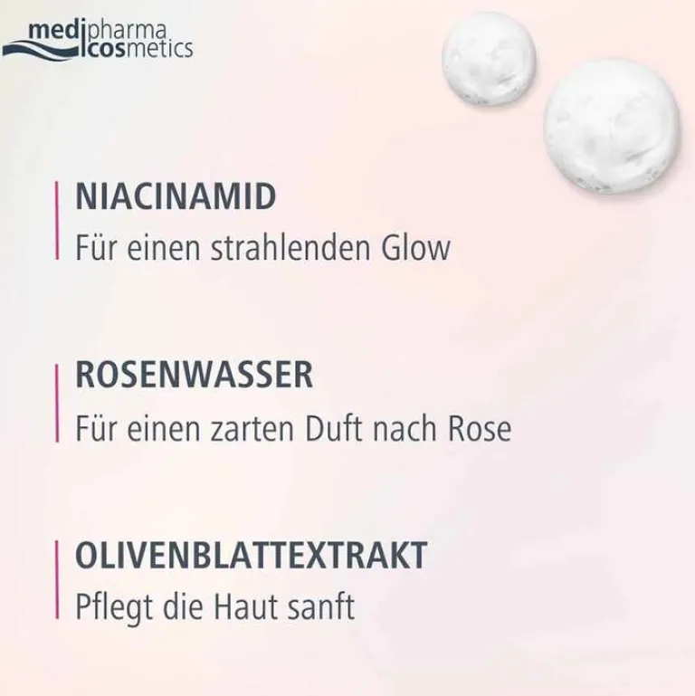 Sale Medipharma Cosmetics Oliven Reinigungsmousse Rose, 150 ml
