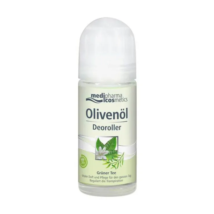 Olivenöl Deoroller Grüner Tee, 50 ml
