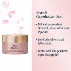 Sale Olivenöl Körperbalsam Rose, 250 ml Cremes & Balsame