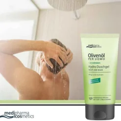 Clearance Medipharma Cosmetics Olivenöl Per Uomo Hydro Duschgel, 150 ml