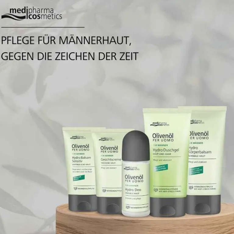 Clearance Medipharma Cosmetics Olivenöl Per Uomo Hydro Duschgel, 150 ml