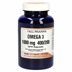Outlet Omega 3 1000 mg 400 / 200 GPH Kapseln, 120 St Omega 3 Kapseln|Augenvitamine