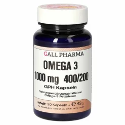 Discount Hecht Pharma Omega 3 1000 mg 400 / 200 GPH Kapseln, 30 St