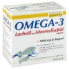 Best Omega 3 Lachsöl und Meeresfischöl Kapseln, 100 St Omega 3 Kapseln