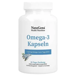 Clearance Omega-3 Kapseln Fischöl 705 mg DHA 1390 mg EPA, 90 St Omega 3 Kapseln