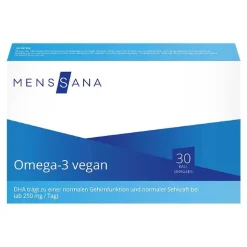 Omega-3 Vegan Kaudragees Menssana, 30 St