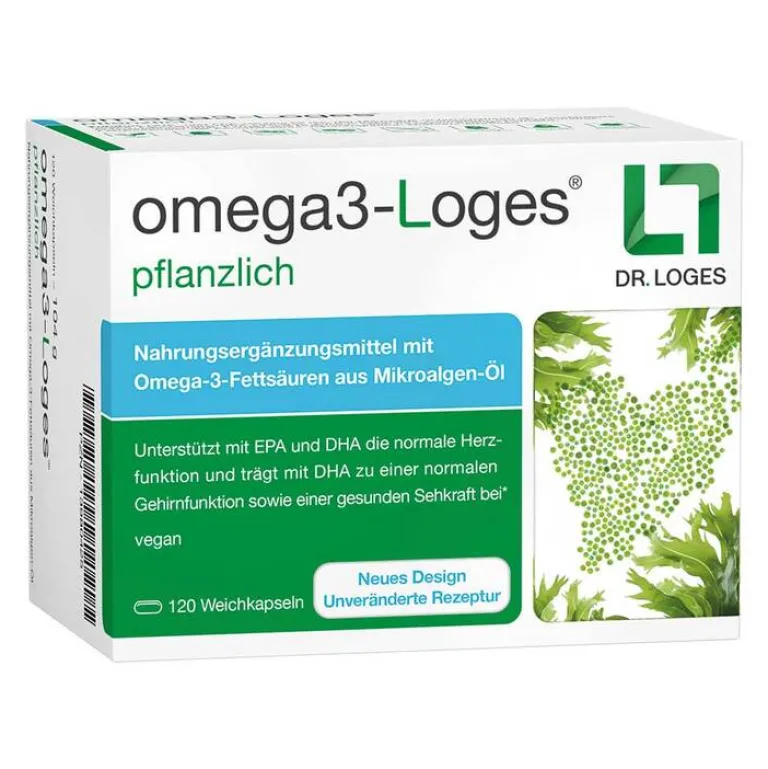 Discount OMEGA3-Loges pflanzlich Kapseln, 120 St Omega 3 Kapseln