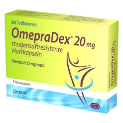 Discount Omepradex 20 mg magensaftresistente Hartkapseln, 7 St