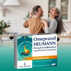 Omeprazol 20 mg bei Sodbrennen magensaftresistent Hartk., 7 St Sodbrennen Medikamente