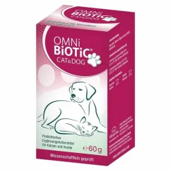 Outlet Omni Biotic Cat & Dog Pulver, 60 g