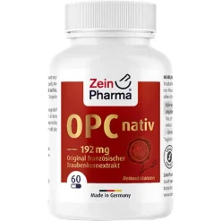 Zein Pharma OPC nativ Kapseln 192 mg reines OPC, 60 St