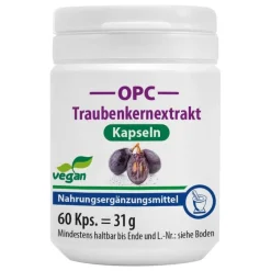 Outlet Pharma Peter OPC Traubenkernextrakt + Vitamin C Kapseln, 60 St