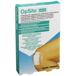 Online Opsite Post OP 6,5x5cm Verband, 5 St