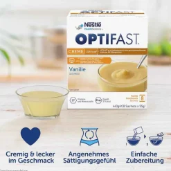 Discount home Creme Vanille Pulver, 8X55 g Eiweißdrink|Diätpulver