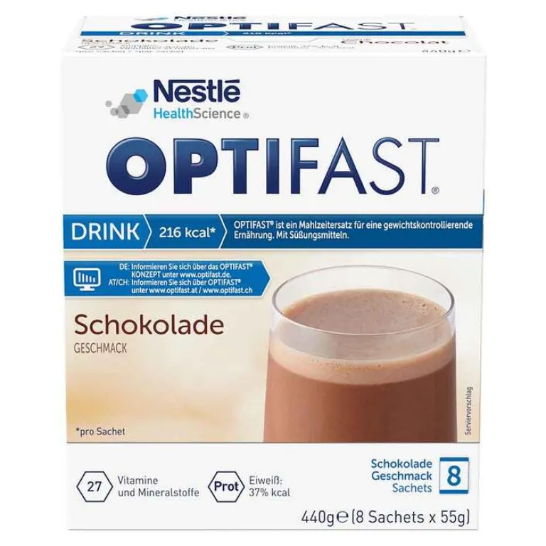 Discount home Drink Schokolade Pulver, 8X55 g Eiweißdrink|Diätpulver