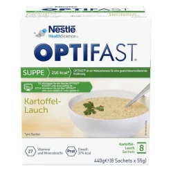 Optifast home Suppe Kartoffel-Lauch Pulver, 8X55 g