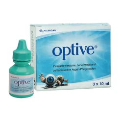 Best Optive Augentropfen, 3X10 ml