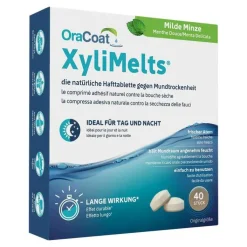 OraCoat XyliMelts® Hafttabletten Milde Minze, 40 St