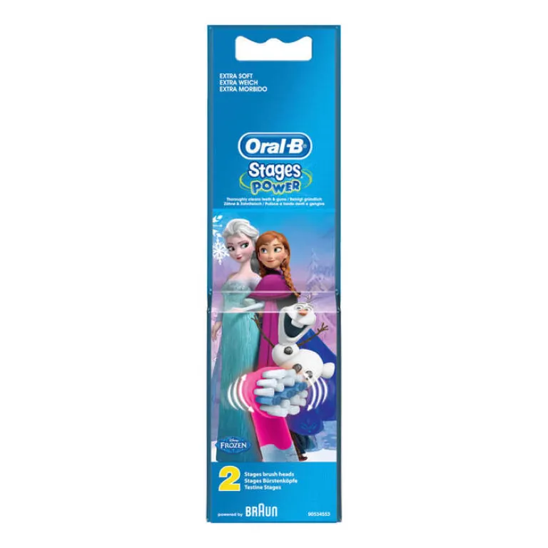 Outlet Aufsteckbürsten Stages Power Die Eiskönigin, 2 St Zahnbürsten|Geräte & Zubehör