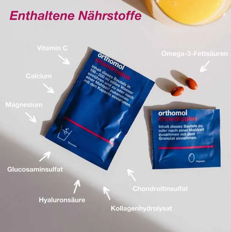Hot Orthomol chondroplus Kombipackung Granulat / Kapseln , 1 P