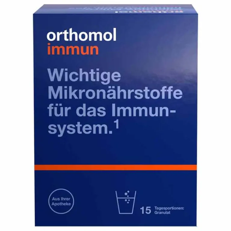 Hot Orthomol Immun Granulat Beutel, 15 St