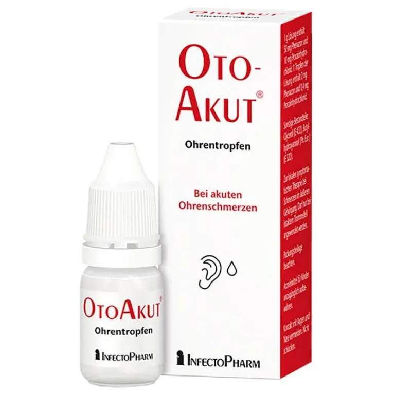Clearance Otoakut 50 mg/g + 10 mg/g Ohrentropfen Lösung, 10 g