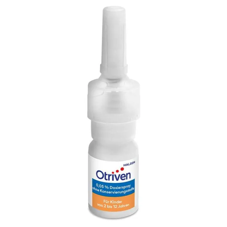 Otriven 0,05 % Nasenspray (Dosierspray) ohne Konservierungsstoffe für Kinder, 10 ml