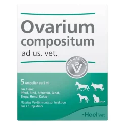 New Ovarium Compositum Ampullen vet. (für Tiere), 5X5 ml Heel