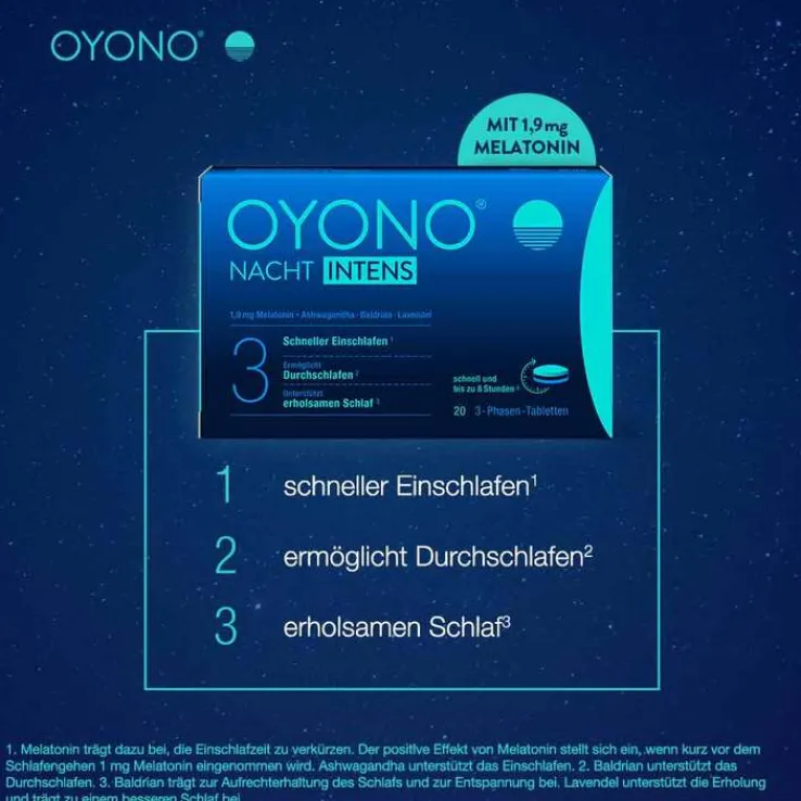 Oyono Nacht Intens Tabletten, 20 St