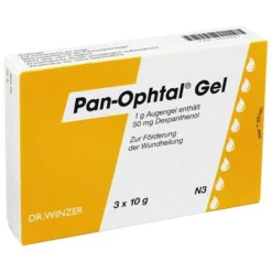 Pan Ophtal Gel, 3X10 g