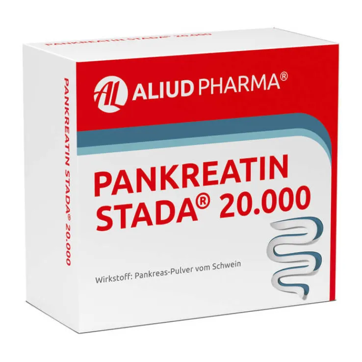 Pankreatin STADA 20.000 magensaftresistent Hartkapseln, 50 St