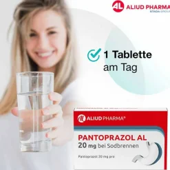 Discount Pantoprazol AL 20 mg bei Sodbrennen, 7 St Sodbrennen Medikamente|Pantoprazol