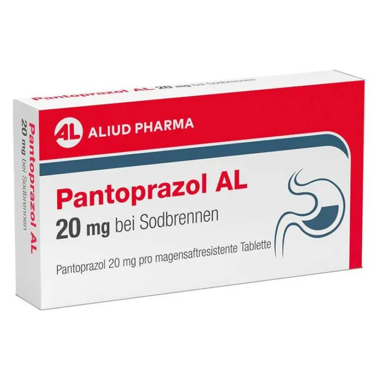 New Pantoprazol AL 20 mg bei Sodbrennen, 14 St Sodbrennen Medikamente|Pantoprazol