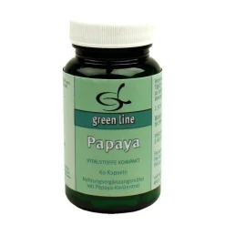 Online Papaya Kapseln - green line, 60 St Enzyme|Enzyme