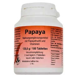 Papaya Kautabletten, 100 St