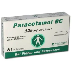 Outlet Berlin Chemie Paracetamol BC 125 mg Suppositorien, 10 St
