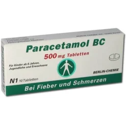 Best Berlin Chemie Paracetamol BC 500 mg Tabletten, 10 St