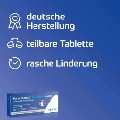 New Paracetamol plus Coffein ® 350 mg/50 mg Tabletten, 20 St Zahnschmerztabletten|Paracetamol