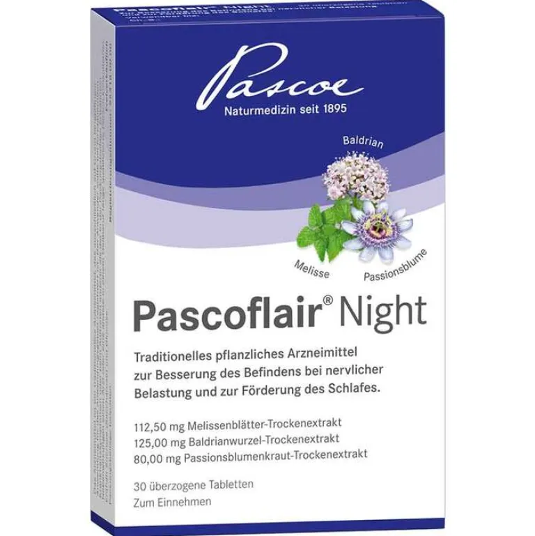 Best Pascoe Pascoflair Night überzogene Tabletten, 30 St