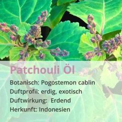 New Patchouli Öl naturrein ätherisch, 10 ml Aromatische Düfte
