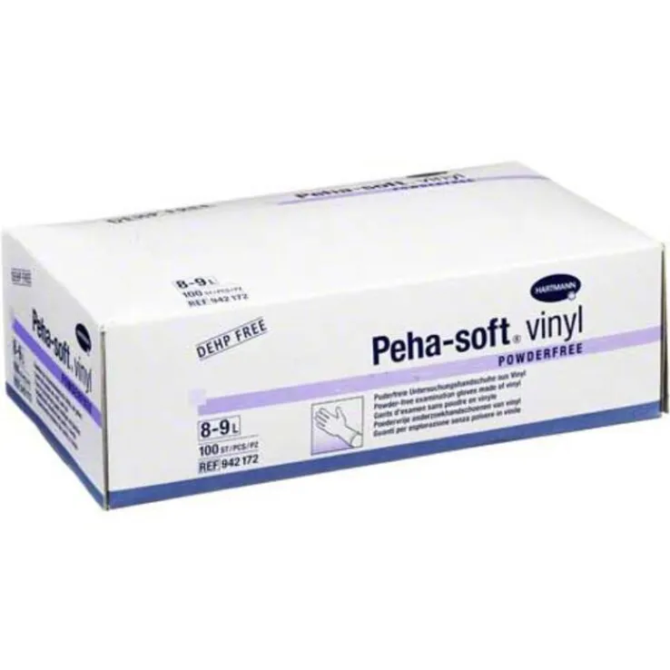 Peha Soft Vinyl Handschuhe puderfrei groß, 100 St