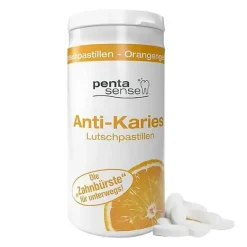 Hot Penta-Sense Anti-Karies Lutschpastillen Orange, 150 St