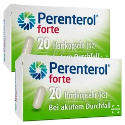 Sale Perenterol ® forte 250 mg bei akutem Durchfall & zur Vorbeugung, 2x20 St