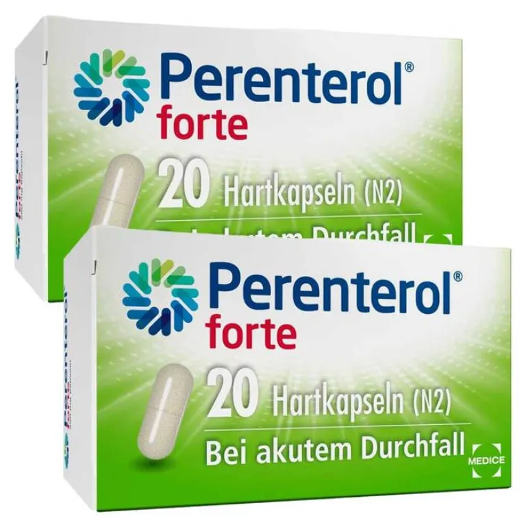 Sale Perenterol ® forte 250 mg bei akutem Durchfall & zur Vorbeugung, 2x20 St