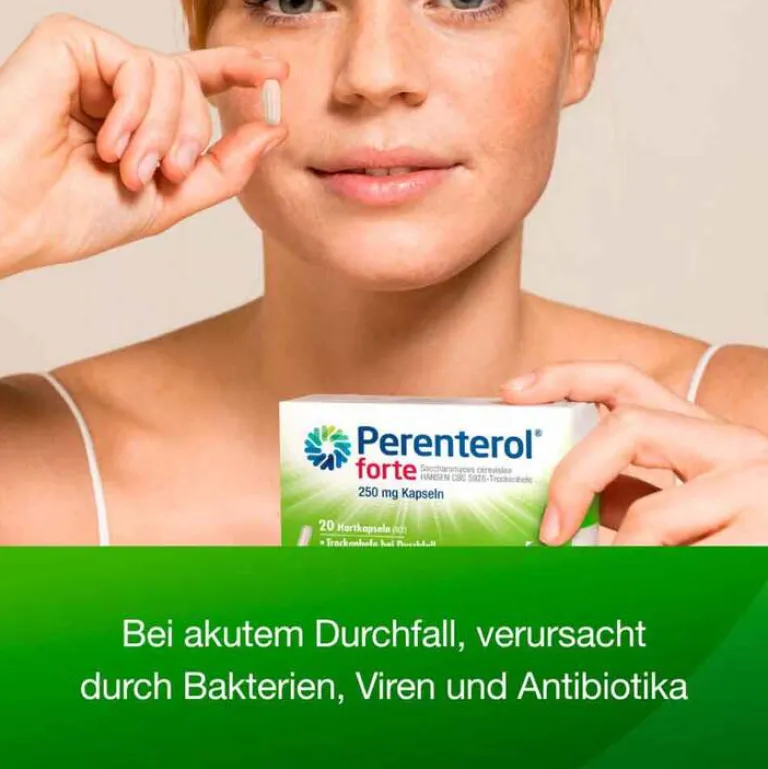 Sale Perenterol ® forte 250 mg bei akutem Durchfall & zur Vorbeugung, 2x20 St