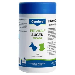 Outlet Canina Petvital Feuchttücher für Augen, 120 St