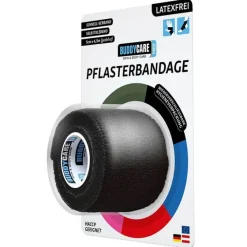 Outlet Buddycare Pflasterbandage latexfrei Med schwarz, 1 St