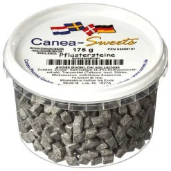 Outlet Canea-Sweets Pflastersteine Lakritz, 175 g