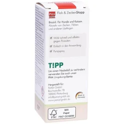 Floh & Zeckenstopp Pumpspray für Hunde / Katzen, 100 ml Flöhe, Zecken & Co.|Flöhe, Zecken & Co.