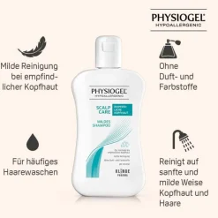 Online Physiogel Scalp Care mildes Shampoo für empfindliche Kopfhaut, 250 ml